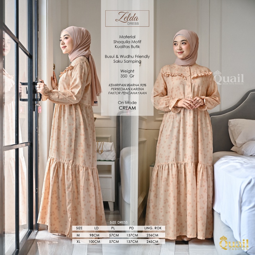 ZELDA DRESS Gamis by Quail