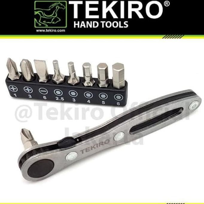 Tekiro Insert Rachet Screwdriver Bits Obeng Rachet