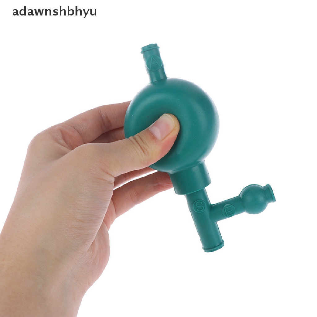 Adawnshbhyu Lab Rubber Suction Bulb Pengisi Pipet Kuantitatif Tekanan Aman Dengan 3 Klep