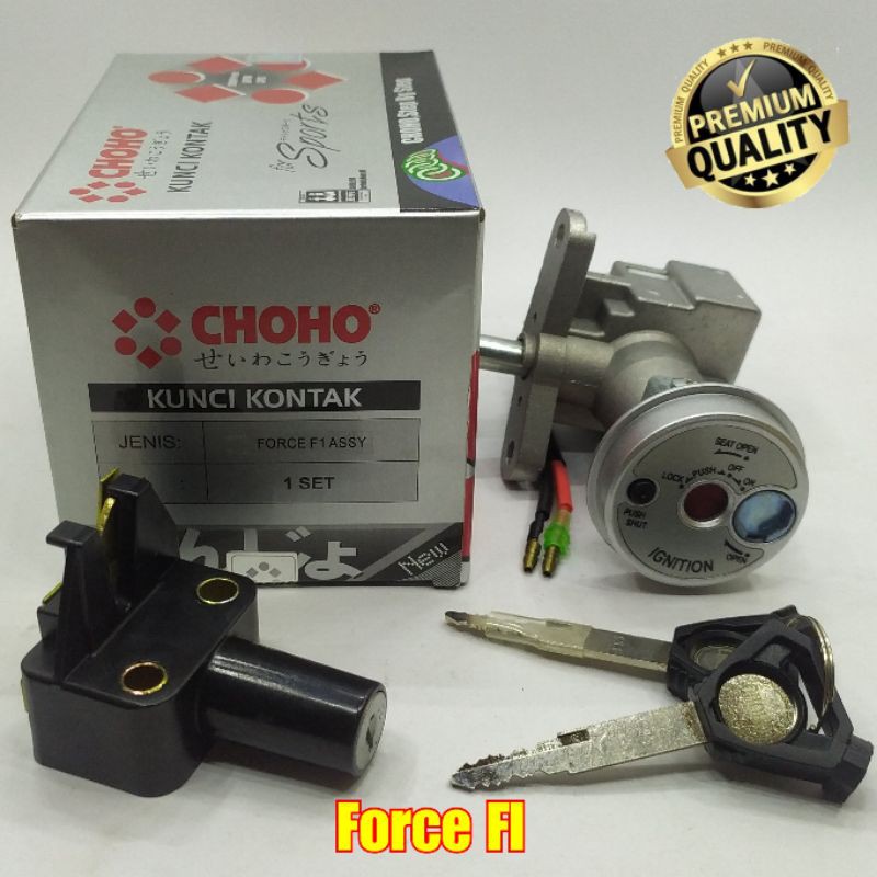 Choho Kunci kontak Vega Force FI  Force F1 (Assy / Per-set / Plus kunci jok bagasi)