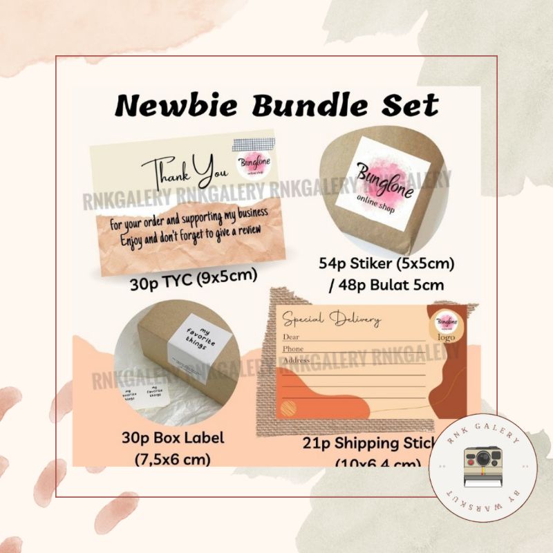 

NEWBIE BUNDLE SET ONLINE SHOP