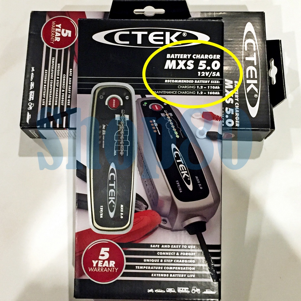 CTEK MXS 5 / 5.0 Smart Car Battery Charger Accu Aki MXS5