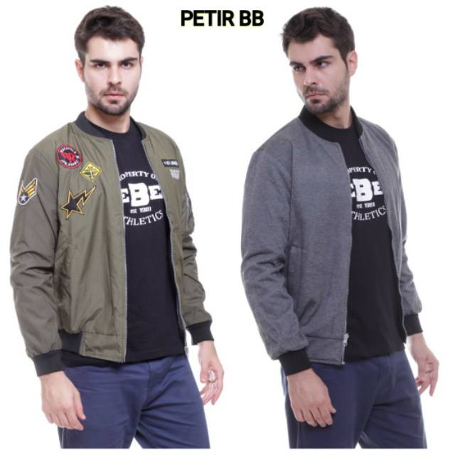 Jaket Pria / Jaket Bomber Bolak Balik / Terbaru / Terkeren / 100%✓ Original