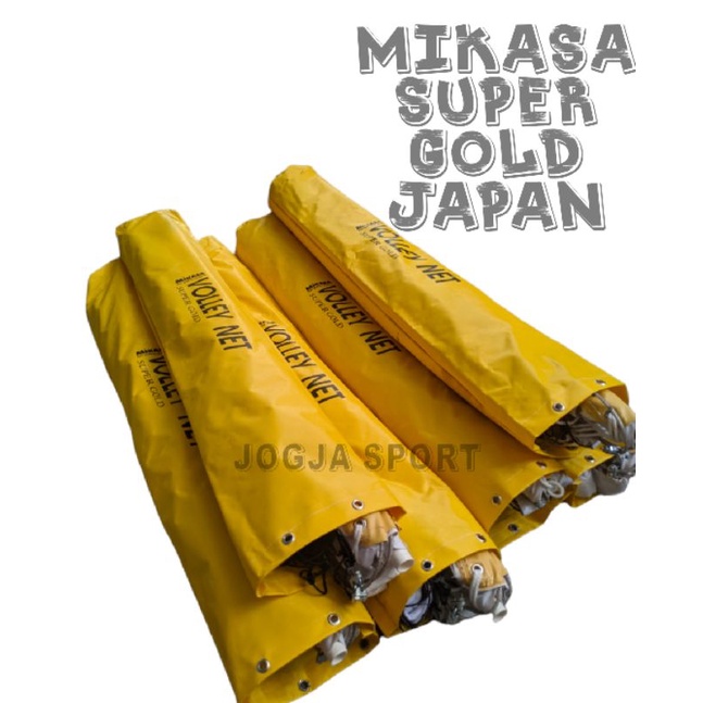 NET VOLLY NET VOLI MIKASA SUPER GOLD GRADE A SELINK BAJA 5MM