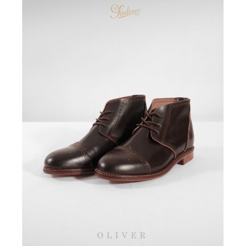 Sepatu Boots Chukka Wingtip Oliver