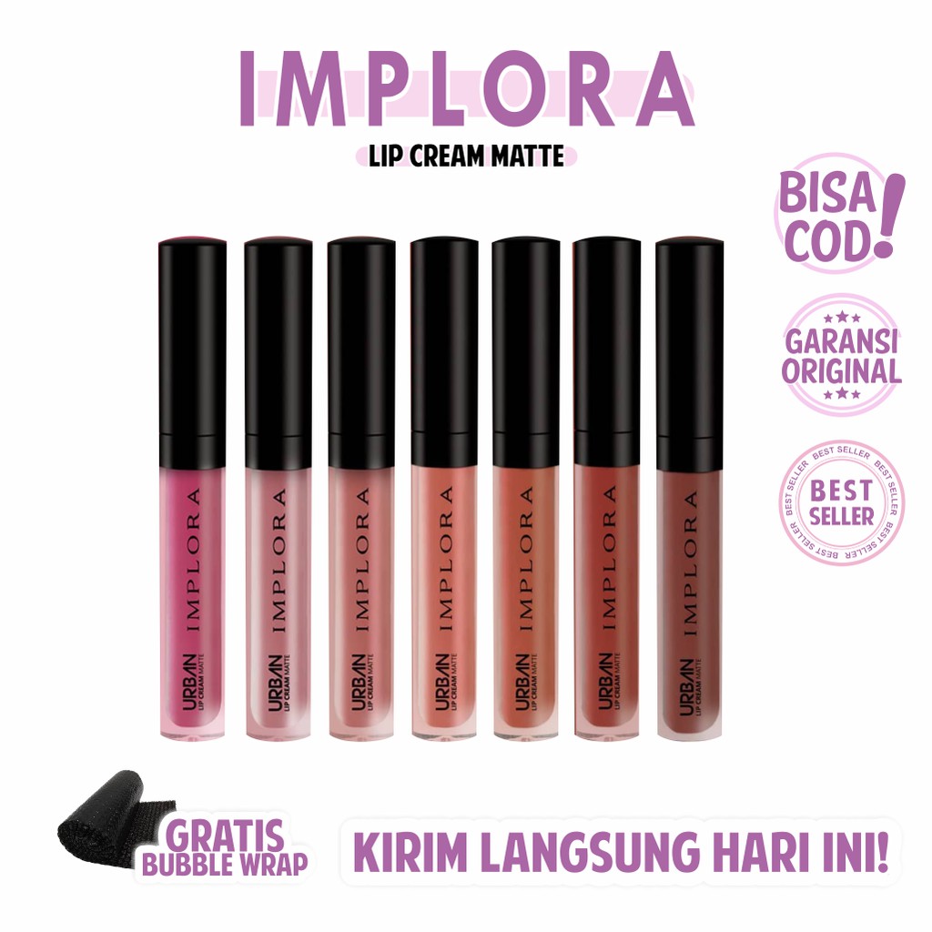 Implora Lipcream Urban Lip Cream Original BPOM Implora X Relaxa New
