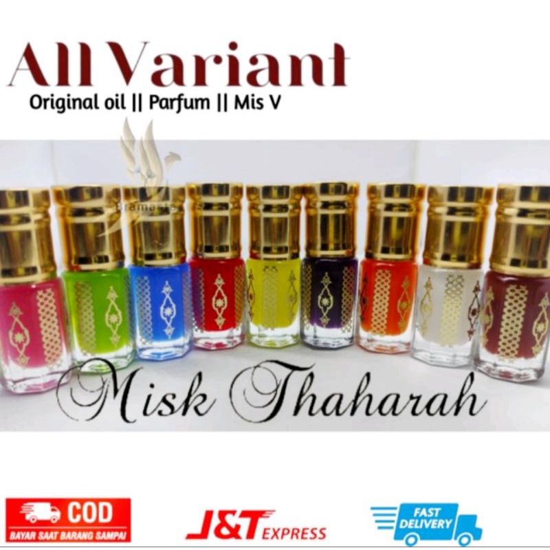 Musk thaharah - Misk ar ruman -  Pink - Blue - merah - Green - Purple - Black,