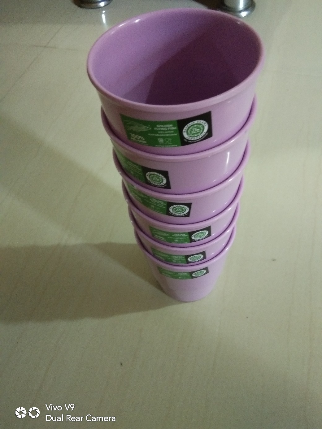 Gelas Melamin Golden Flaying Fishb 0303 Food Grade