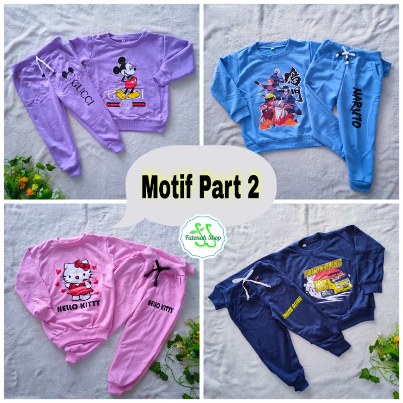 Setelan joger anak bahan premium 1 2 3 4 5 tahun murah jogger terlaris terbaru cewek cowok perempuan laki laki ( setelan jogger anak ) Part 2 Fatonah Shop