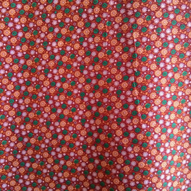 kain katun 40s adem tebal tidak nerawang bunga kecil pasar tegal gubug kios C100 mumu shop cirebon