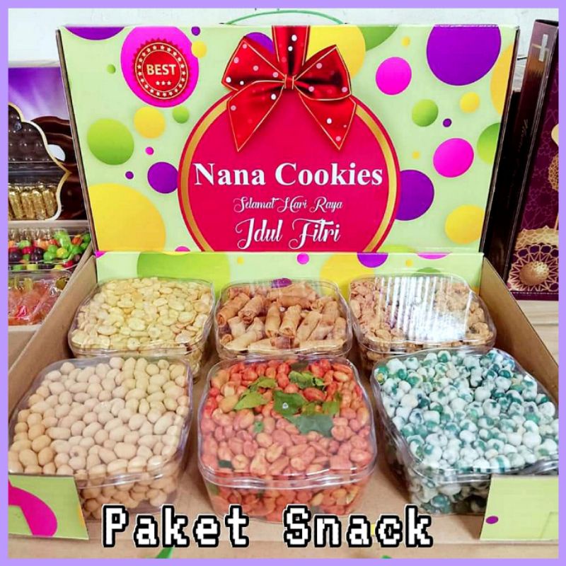 

Kue paket kacang kue paket lebaran / hampers lebaran / oleh oleh by zellshop