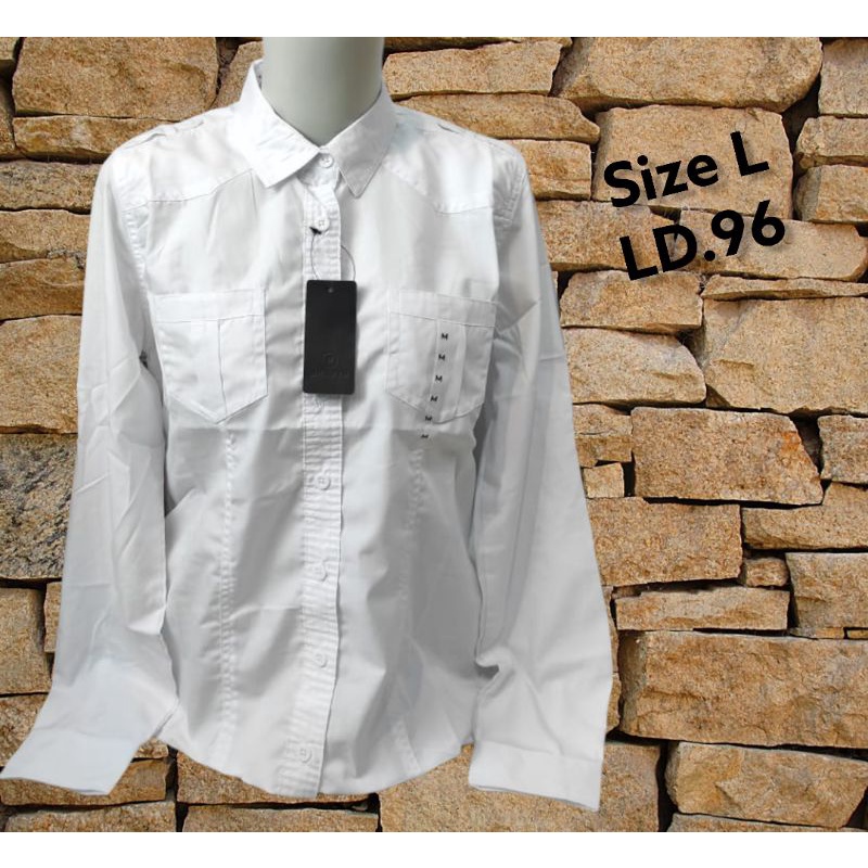 Nevada KEMEJA WANITA L putih