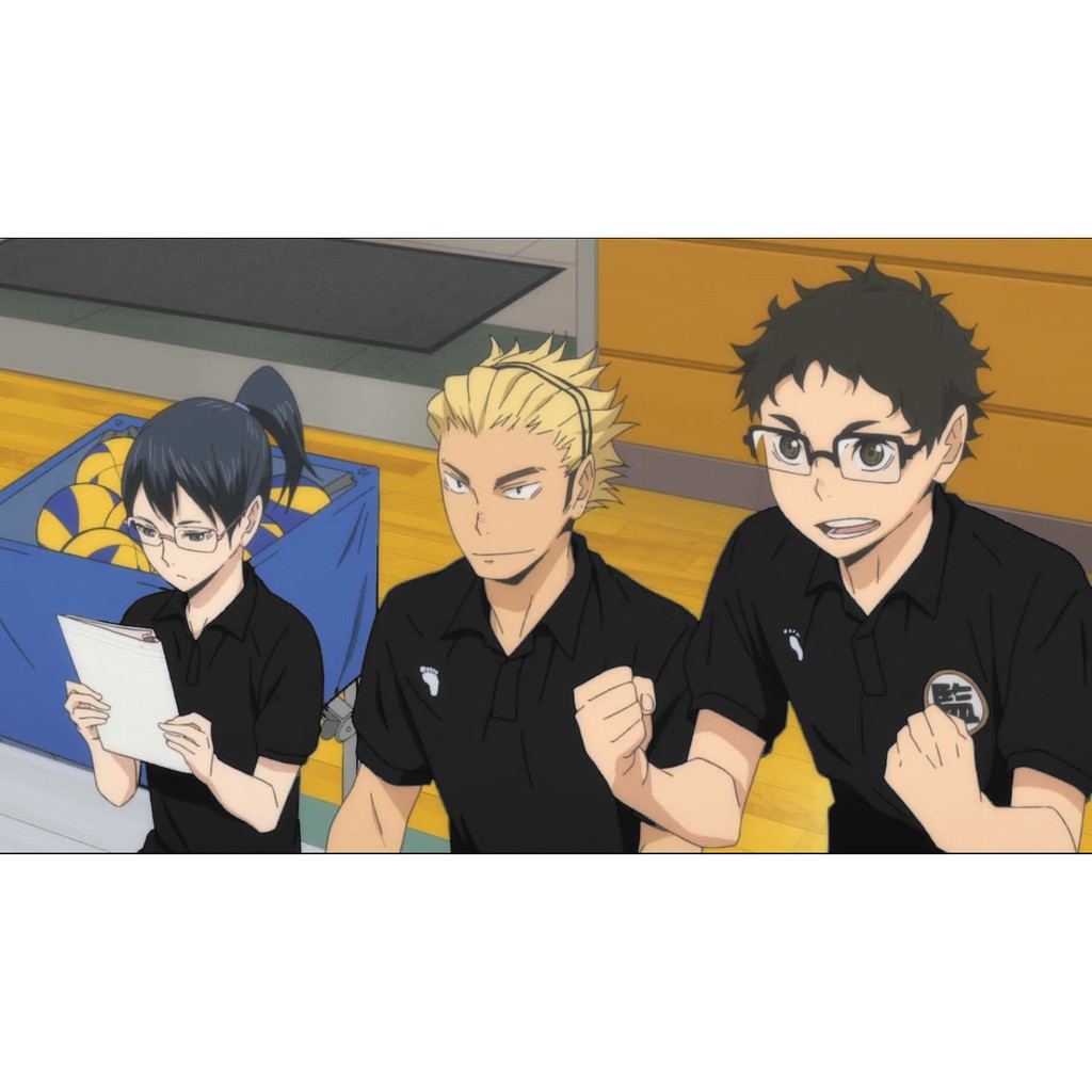 Kaos Polo Anime Haikyuu Karasuno Hitam Black Coach Manager Sensei Cosplay