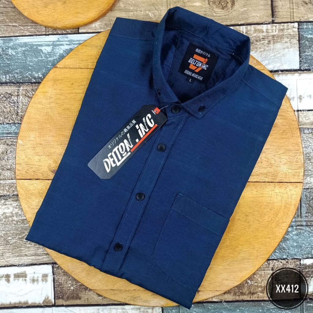 Kemeja Pria Lengan Pendek Model Slimfit - Kemeja Kasual Pria (XX411)