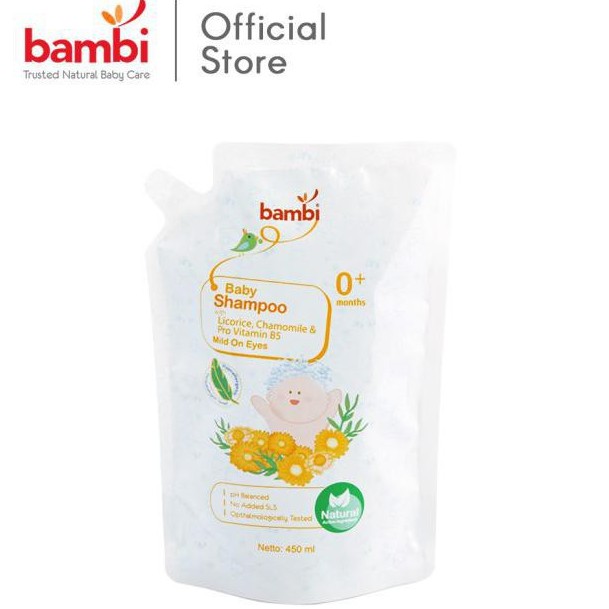 Bambi Shampoo 450ml refill 8607/shampoo baby