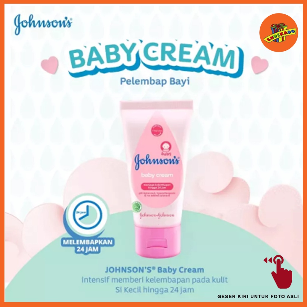 Johnson's Baby Cream 50g dan 100g