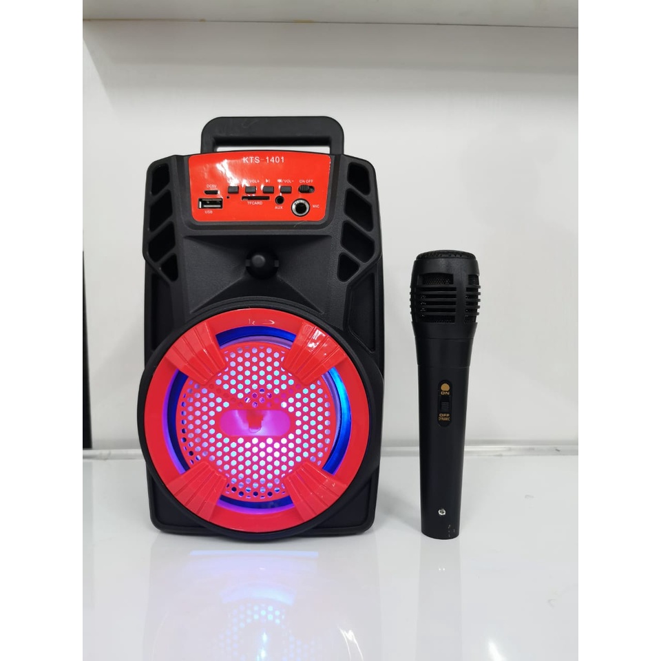 Speaker Bass Full Bluetooth Free Mic Karaoke Audio Speaker Aktif 1401