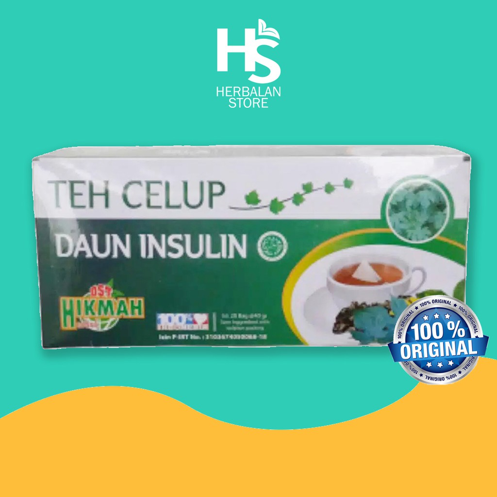 

Teh Celup Diabetes Herbal / Teh Daun Insulin Hikmah / Teh Daun Insulin / Teh Herbal / Daun Insulin