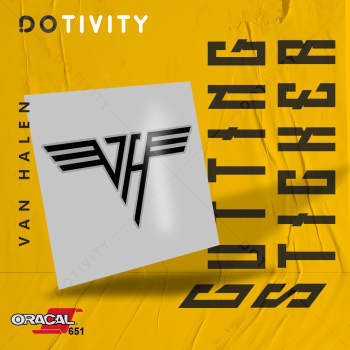 

Cutting Sticker VAN HALEN