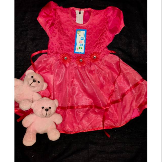 Dress organza / gaun anak
