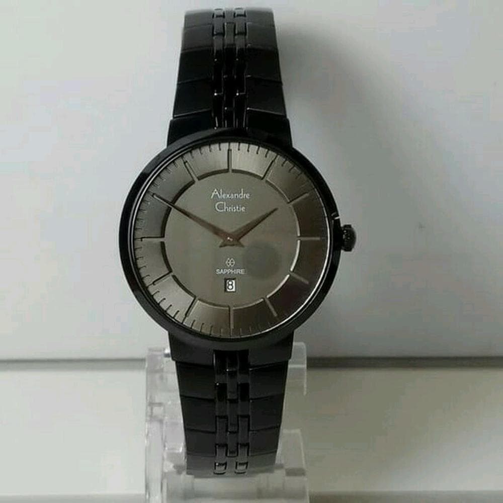 ALEXANDRE CHRISTIE WATCH AC 8565 WANITA BLACK GREY ORIGINAL