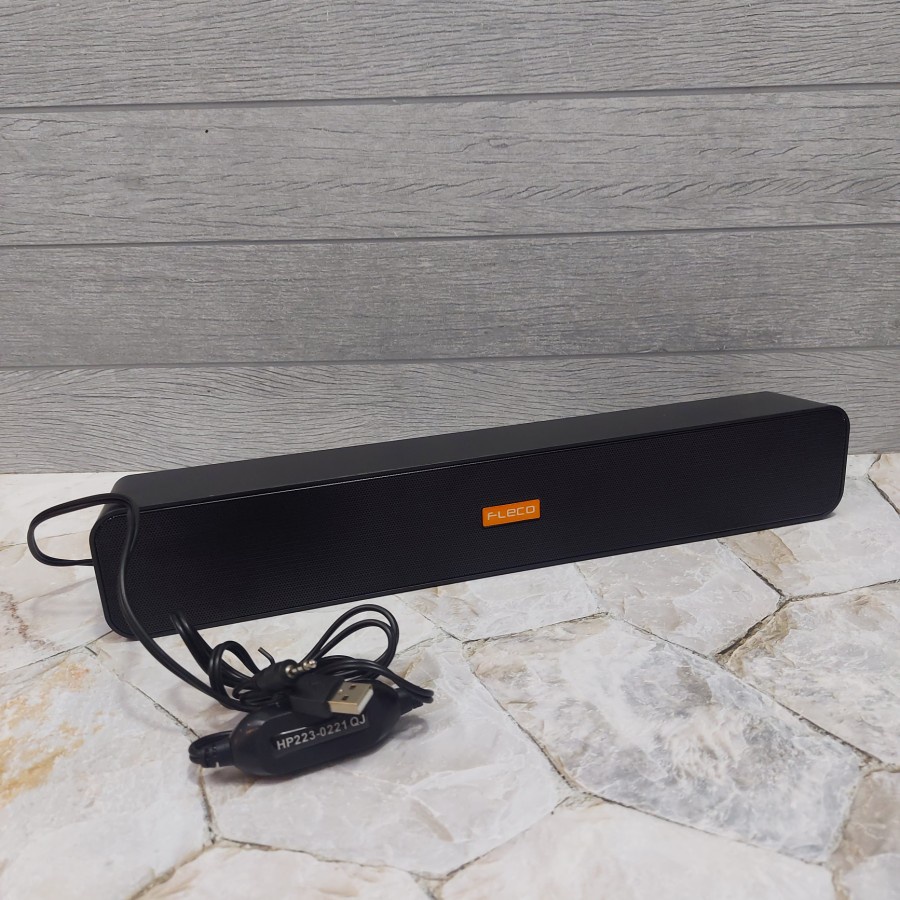 Speaker Multimedia Fleco F-550 - Speaker Soundbar Komputer Fleco 550