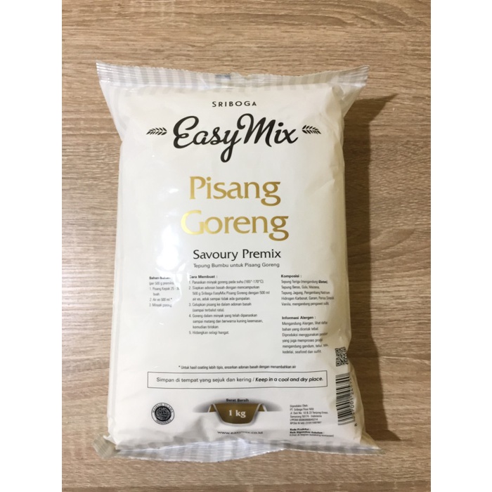 

cs777vv Sriboga Easymix Tepung Pisang Goreng 1Kg Da01D100