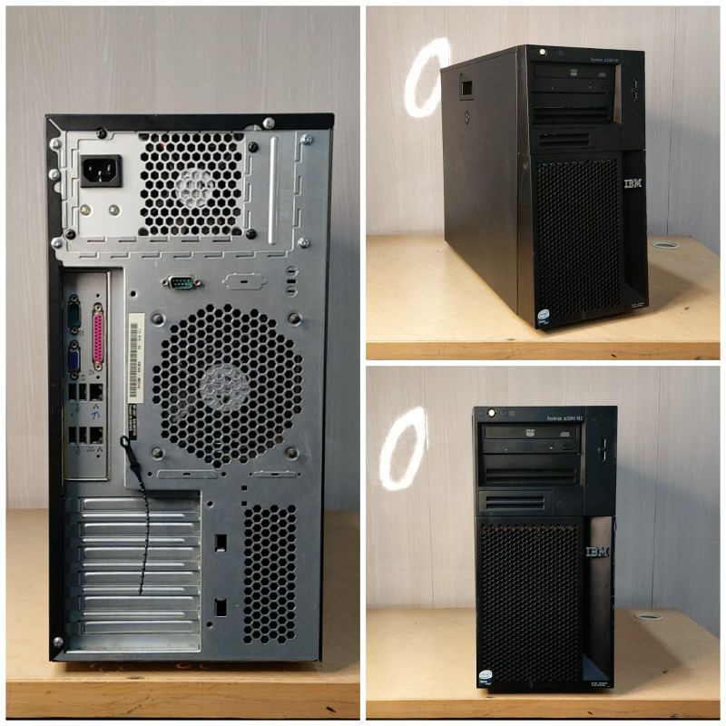 Pc Server System X3200 M2Intel Xeon X3320 Ram 8Gb Ddr2 Ssd 256Gb Hdd 500Gb