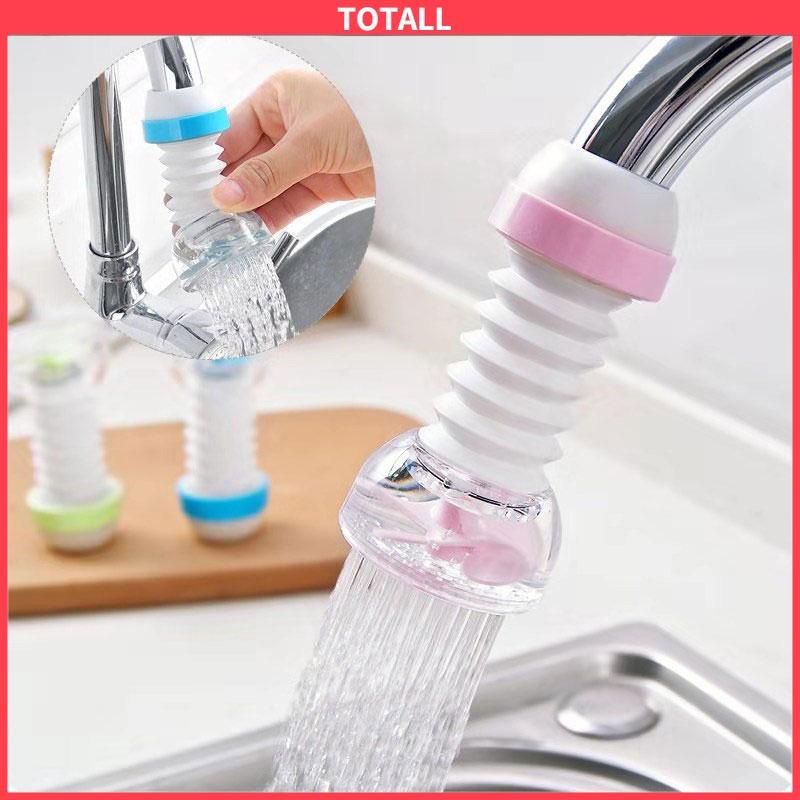 COD Faucet Splash-proof Head Diperpanjang Ekstensi Nozzle Filter Dapur Aerator Yang Dapat Diputar-Totall