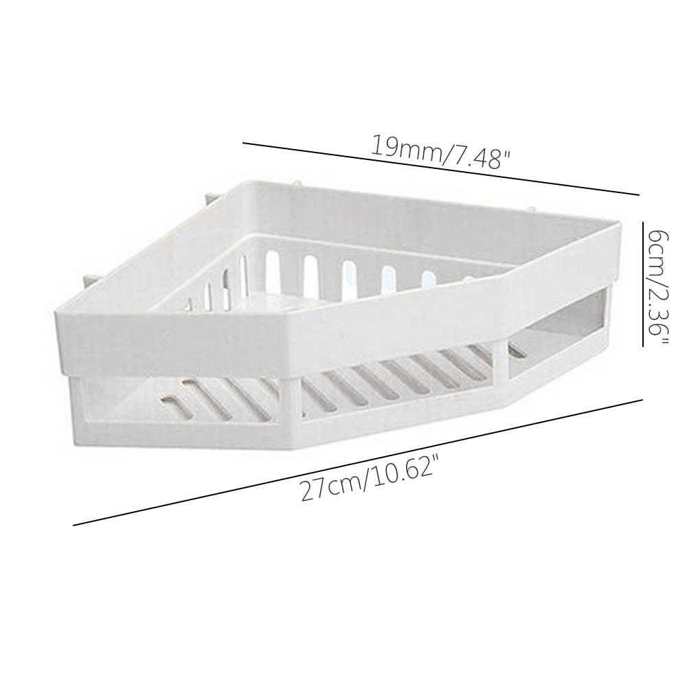 ZGRK Rak Gantungan Sudut Dinding Kamar Mandi Corner Shelf