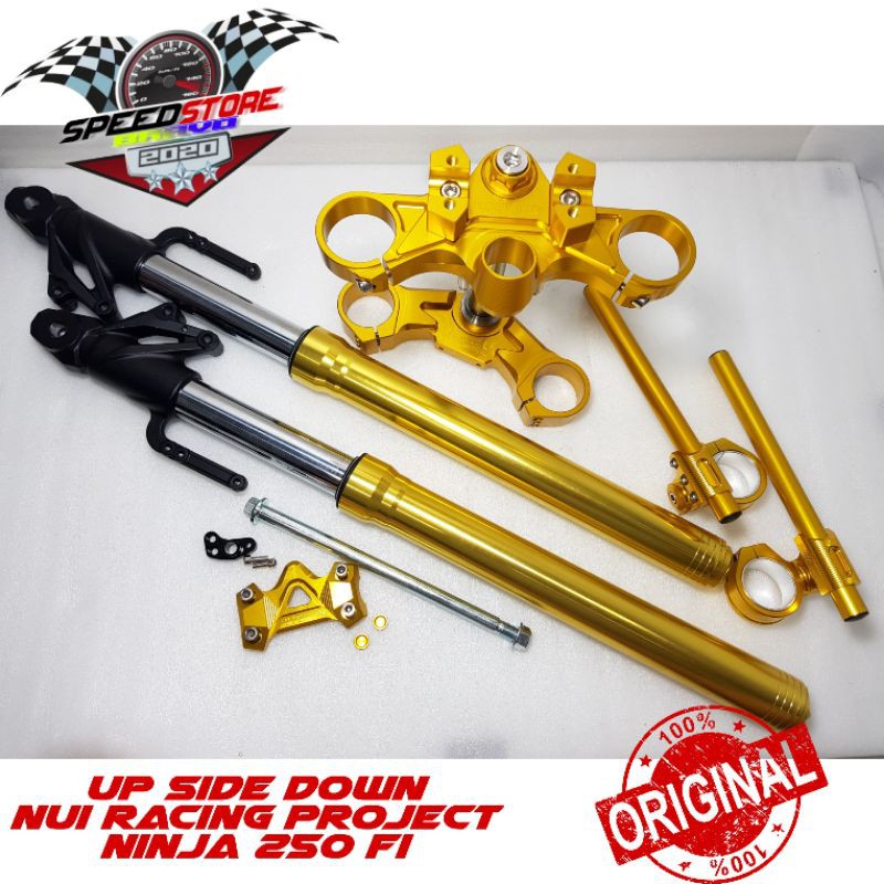 shock up side down ninja 250 fi z 250 ninja 250 karbu non stang