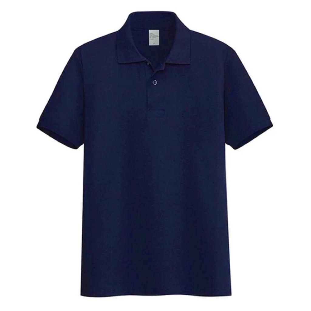 Noveli wear - Kaos kerah polo polos Biru Navy Blue | kaos polo pria | polo shirt polos