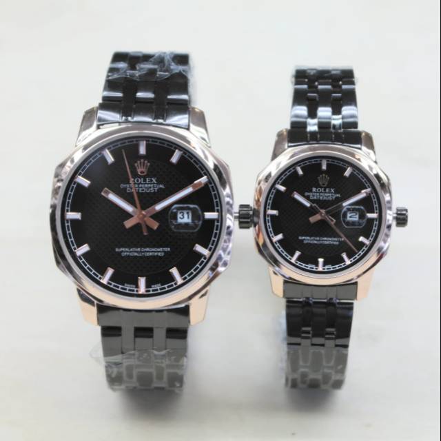Jam Tangan Couple Rolex KW (4cm & 3cm)