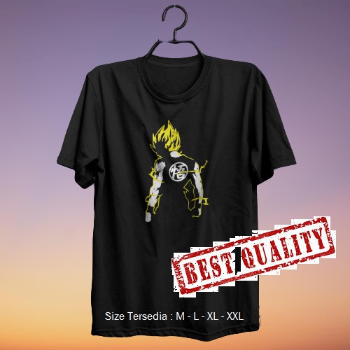 Kaos Oblong Premium Cotton Combed 30s Kaos Kartun Dragon ball