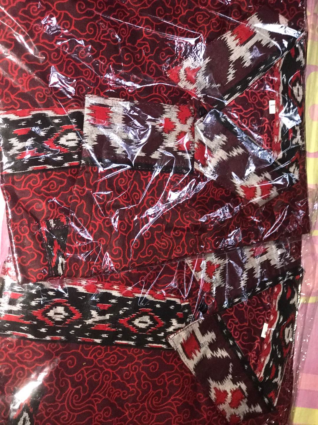 Bswart Batik Hrb026 Kenongo Hem Pendek Anjani Biru Pekalongan M L Xl Batik Pria Murah Modern Grosir