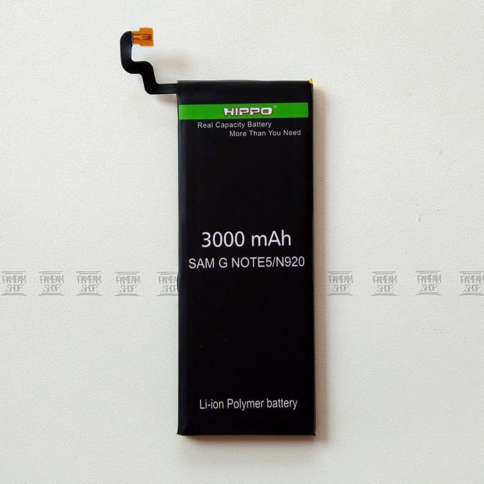 BARU  Baterai Hippo Double Power Original Samsung Galaxy Note 5 N920 N9200