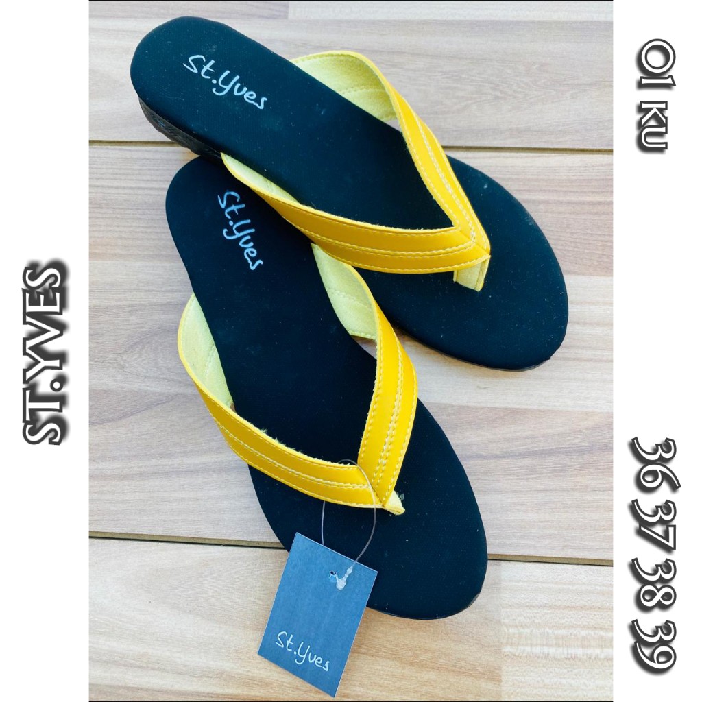 sandal jepit 01kuning