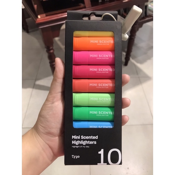 

Typo Mini Scented Highlighter Stabilo Warna Pastel Original Set Pack