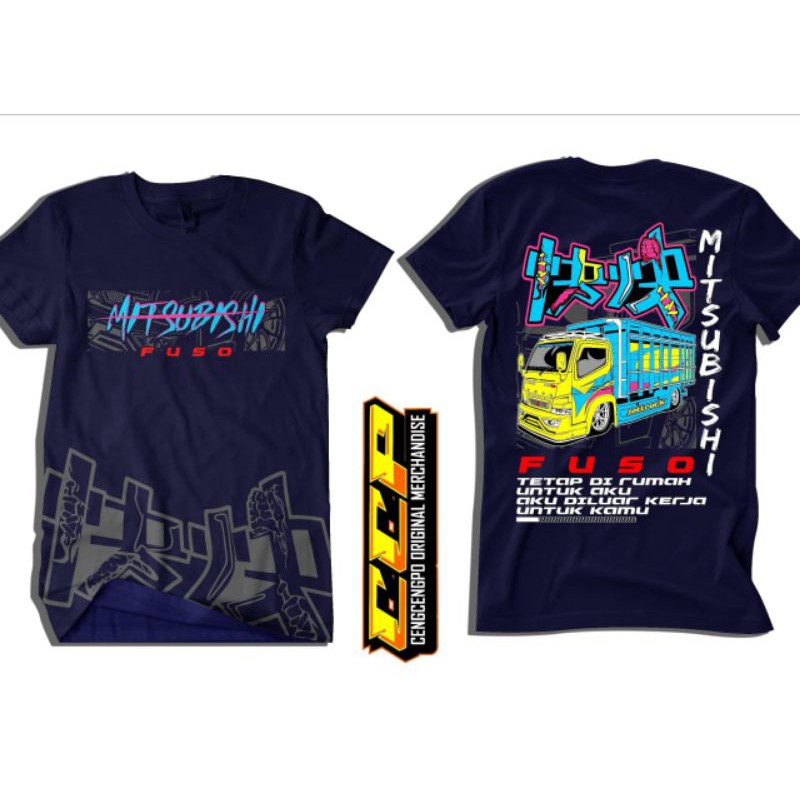 kaos Truk kaos trek kaos truck kaos mitsubishi fuso