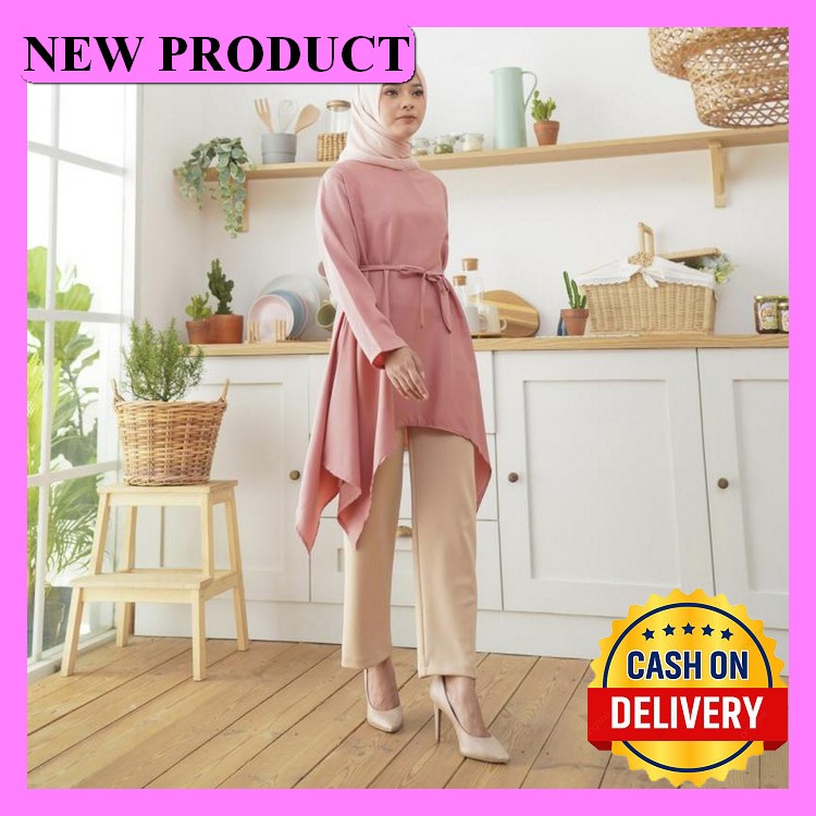 Salsa Tunik Atasan Wanita Terbaru / Atasan Tunik / Baju Muslim / Kekin Wulfi Atasan Tunik Milia Cen