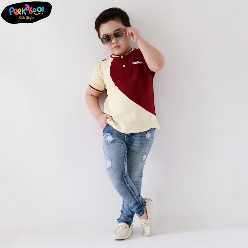 Kaos Polo Anak Peek A Boo