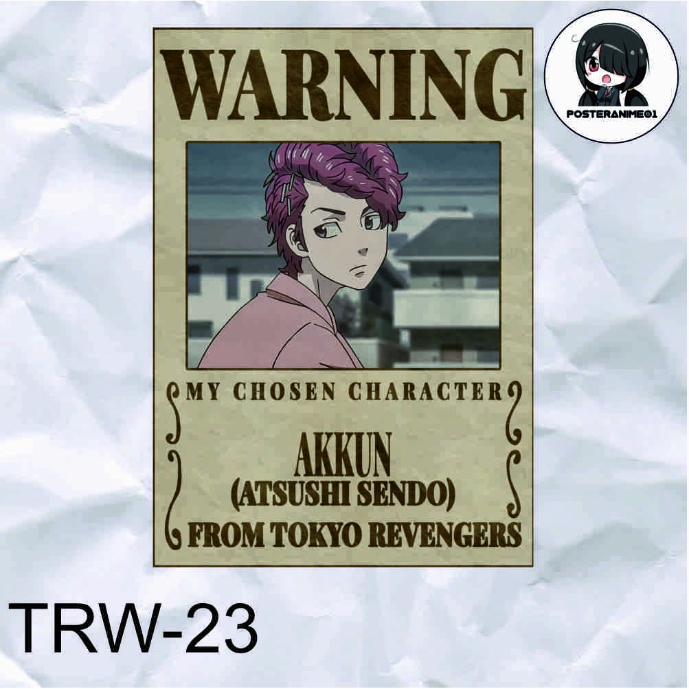 Poster Anime Tokyo Revengers | Poster Anime Tokyo Revengers Warning Aesthetic | DRAKEN | MIKEY | TERLENGKAP-23.AKKUN