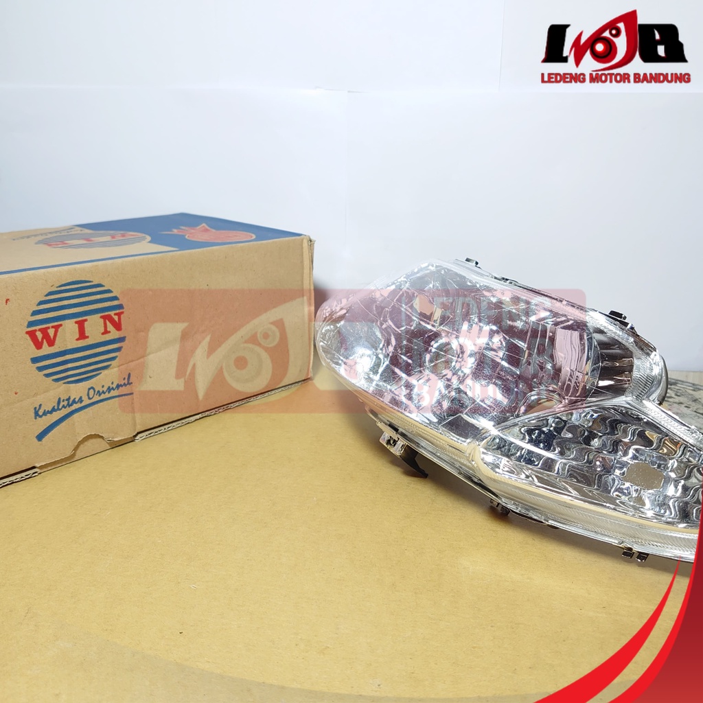 Reflektor Supra-Fit Lama 2 Mata Headlamp Lampu lokal