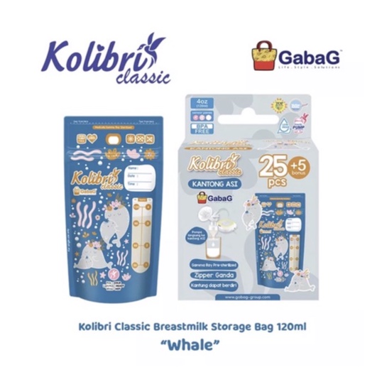 Gabag Kantong Asi Kolibri Classic 120ml