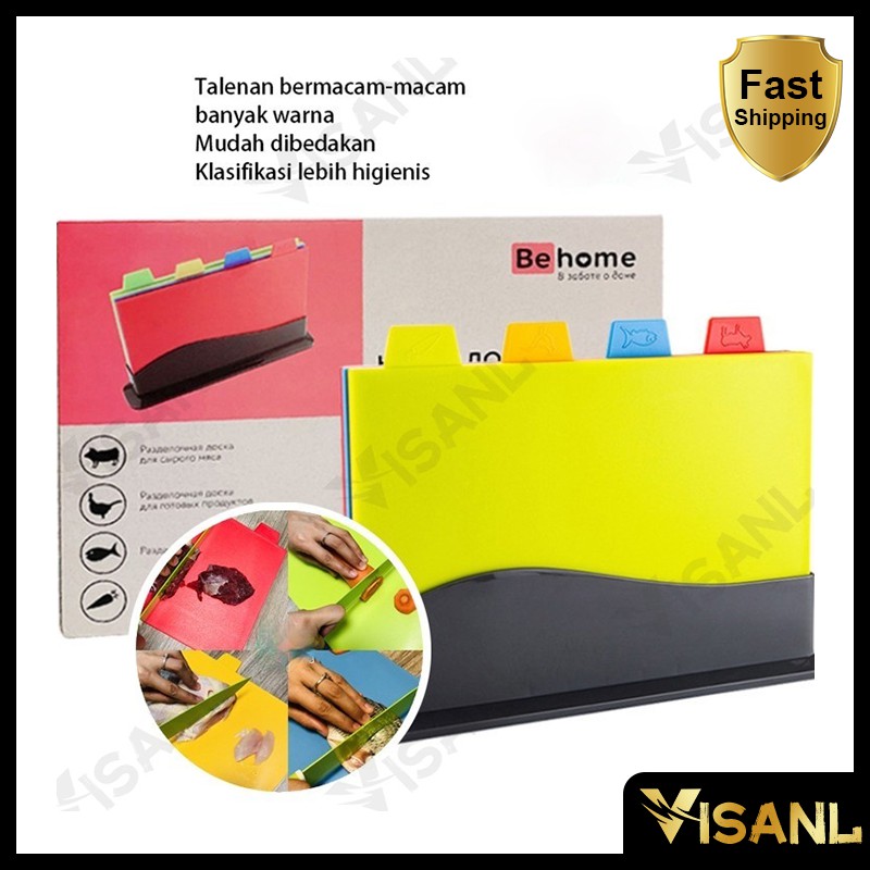 Talenan Set Anti slip Chopping Cutting Board Index /Talenan / Chopping board set /Talenan Dapur Set