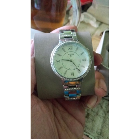 jam wanita fossil Q hybrid