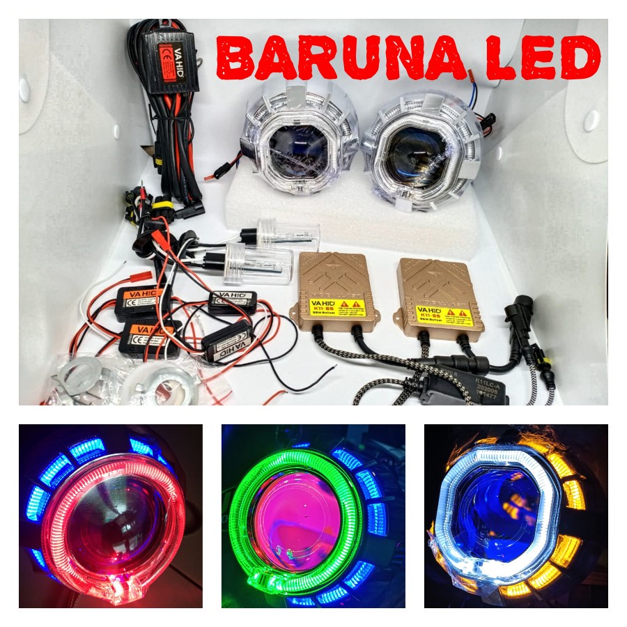 PROJECTOR HID VAHID PROJIE VAHID ANGEL EYE LED BISA STROBO