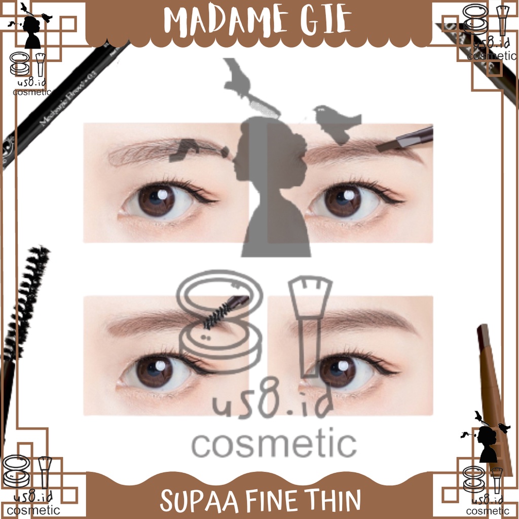 Madame Gie Supa Fine Mechanic Brow - Make Up Pensil Alis