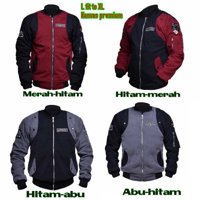 JAKET PRIA BOMBER ORIGINAL - JAKET PRIA MOTOR ANTI ANGIN