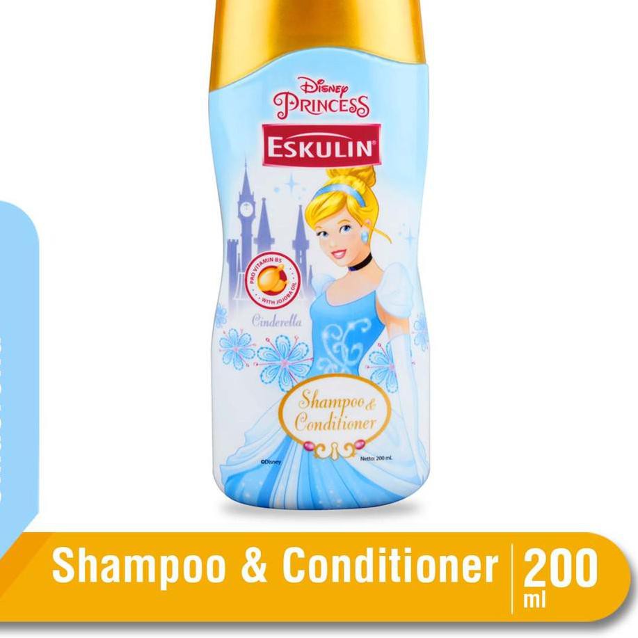 [KODE 444] Eskulin Princess Shampoo & Conditioner Cinderella + Eskulin Princess Shampoo & Conditione